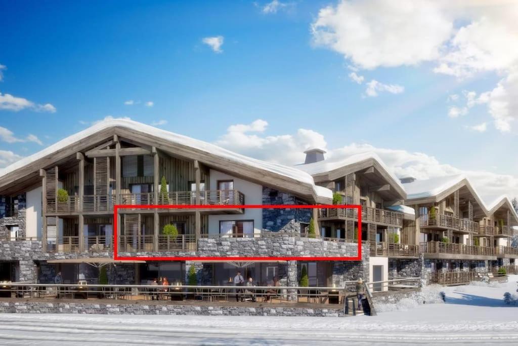 Appartement De Standing Plein Centre Station, 50M Des Pistes レ・ジェ エクステリア 写真
