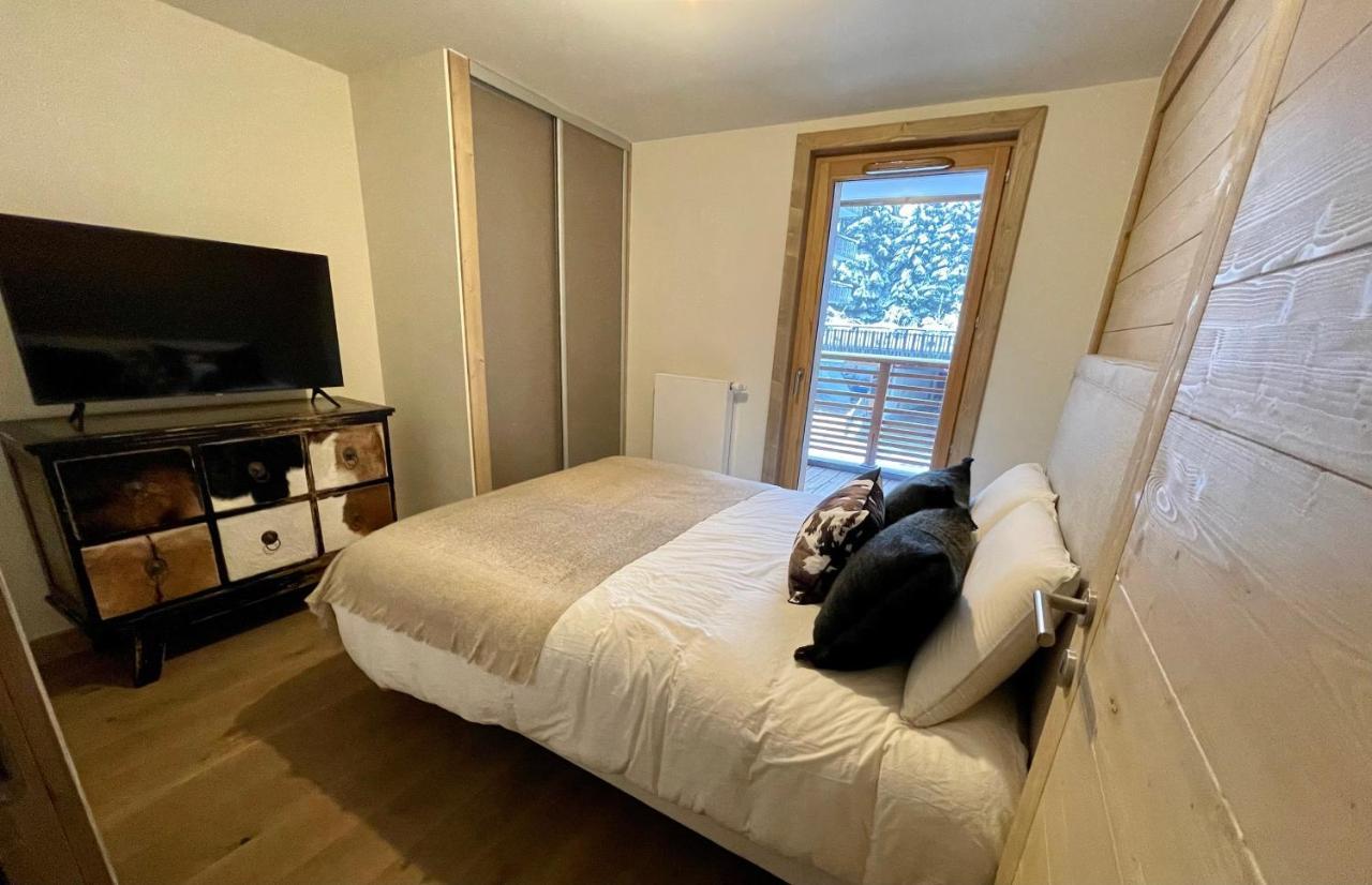 Appartement De Standing Plein Centre Station, 50M Des Pistes レ・ジェ エクステリア 写真