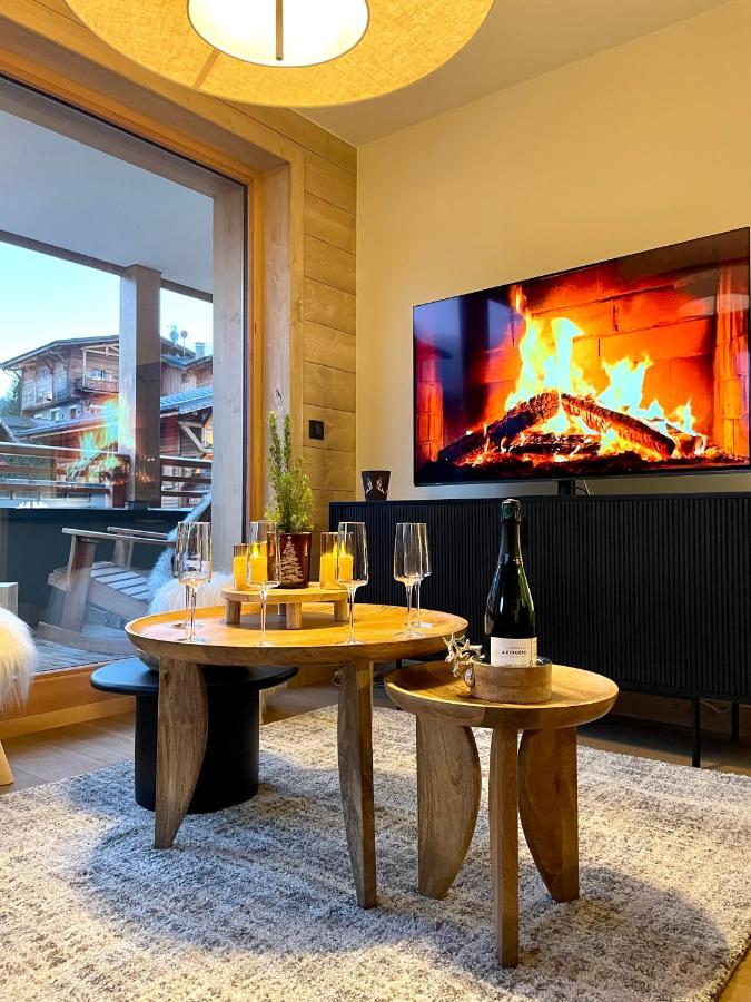 Appartement De Standing Plein Centre Station, 50M Des Pistes レ・ジェ エクステリア 写真