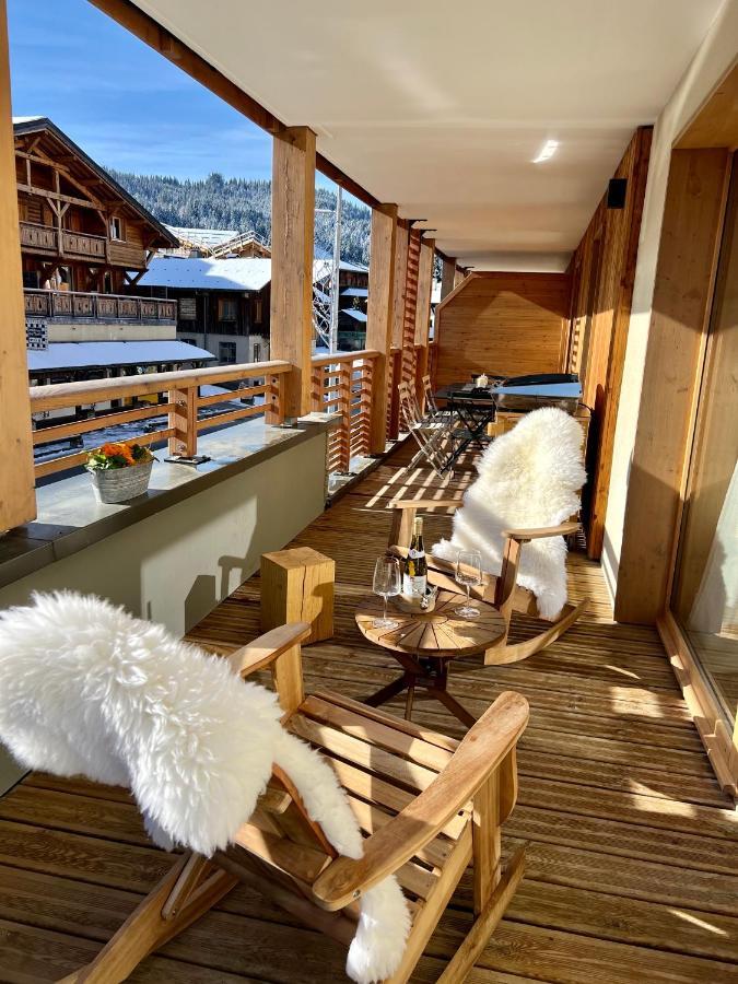 Appartement De Standing Plein Centre Station, 50M Des Pistes レ・ジェ エクステリア 写真